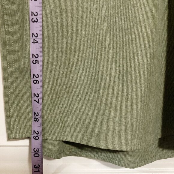 FARWEST Dusty sage green short-sleeve button-down men's shirt ~ XL 1X summer top - Picture 5 of 12